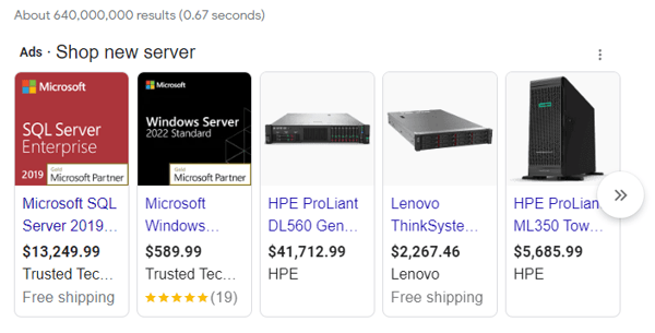 server price comparison