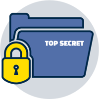 lock top secret folder