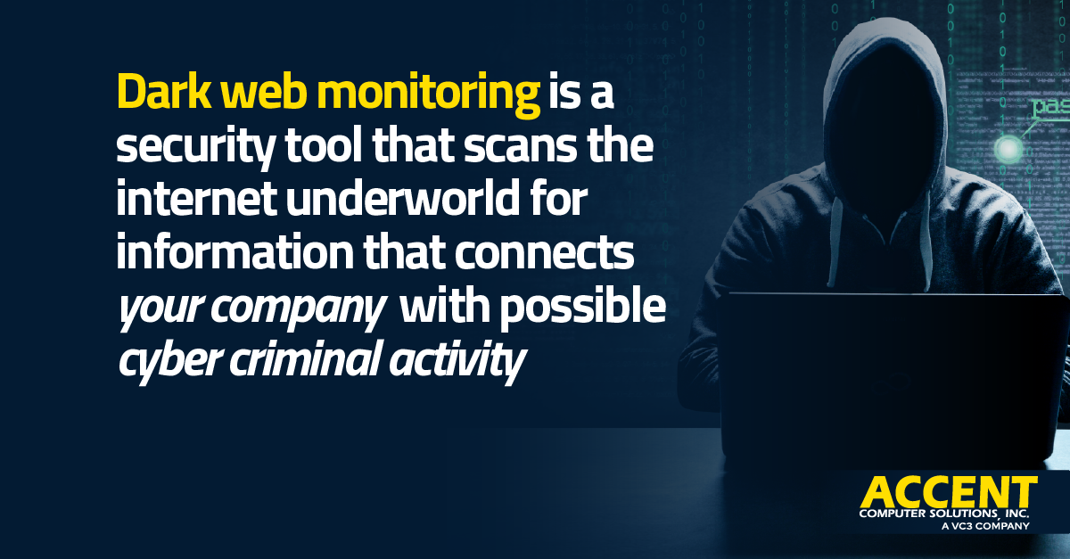 Shine a Light on the Cyber Criminal World with Dark  Monitoring VC3